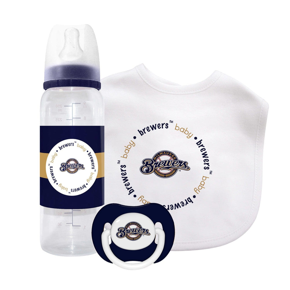 Milwaukee Brewers - 3-Piece Baby Gift Set (ONLINE ORDER ONLY)