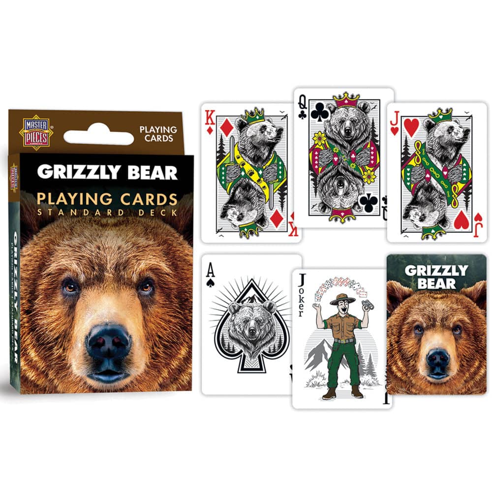 Grizzly Bear Playing Cards - 54 Card Deck (ONLINE ORDER ONLY)