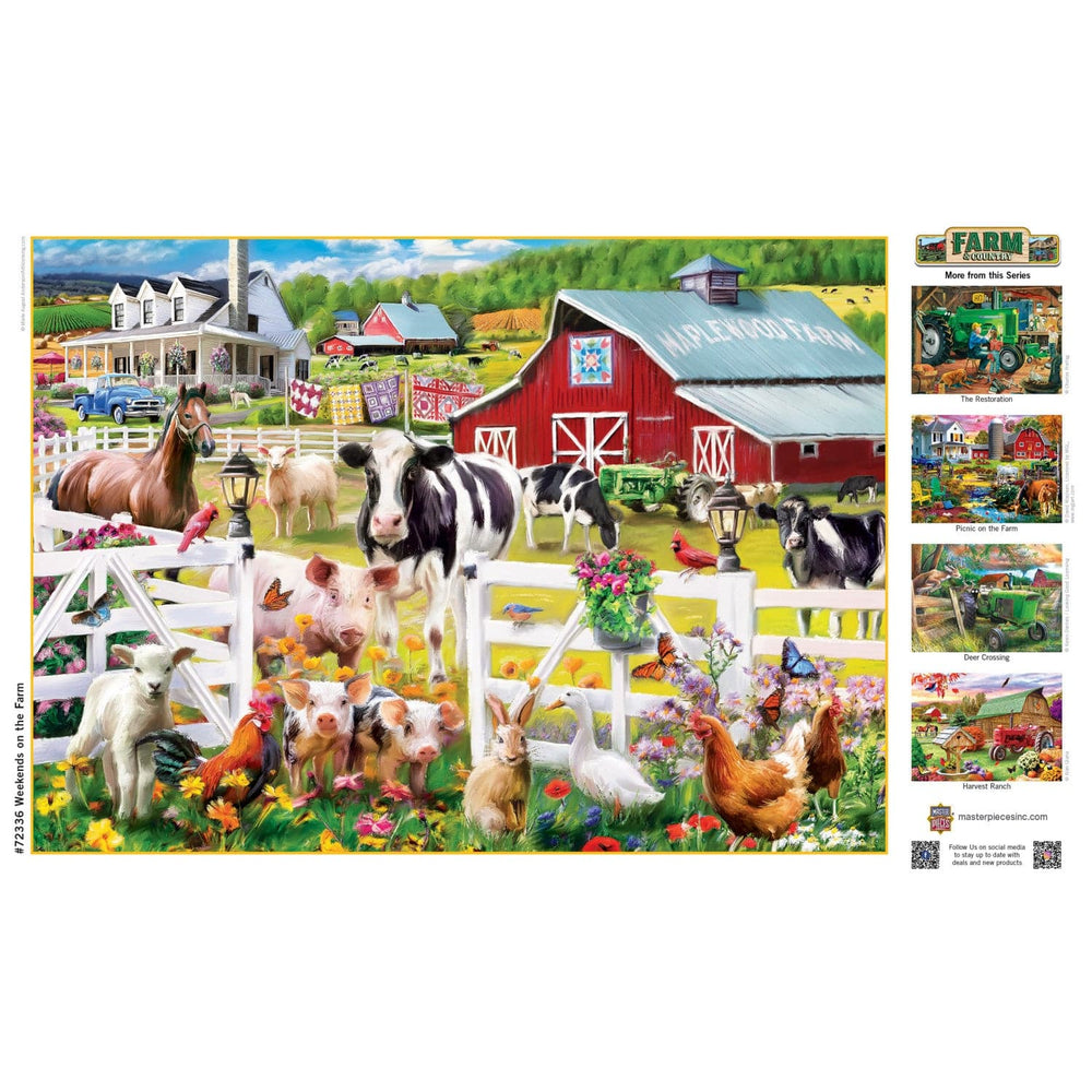 Farm & Country - Weekends On the Farm 1000 Piece Jigsaw Puzzle (ONLINE ORDER ONLY)