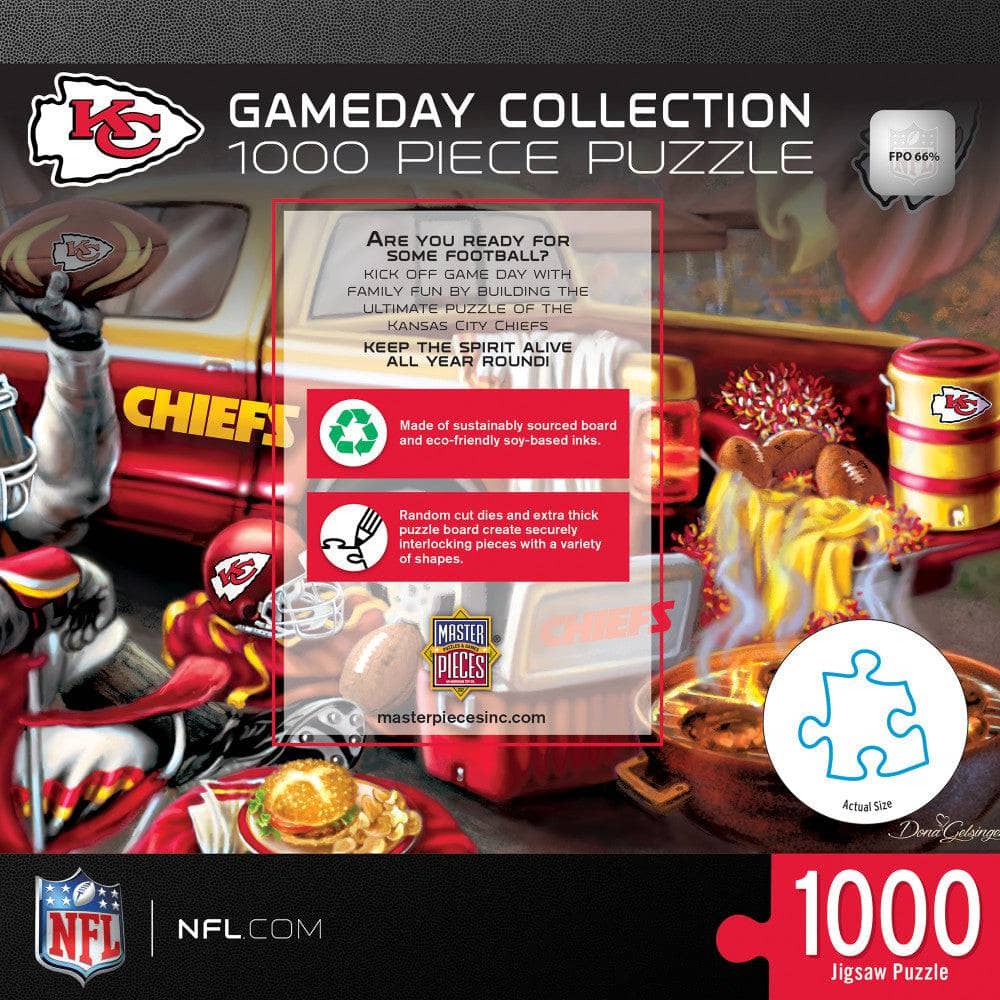 Kansas City Chiefs - Gameday 1000 Piece Jigsaw Puzzle (ONLINE ORDER ONLY)