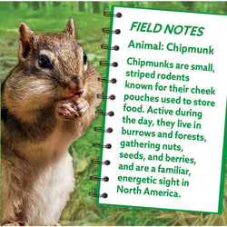 Chipmunk 100 Piece Shaped Jigsaw Puzzle