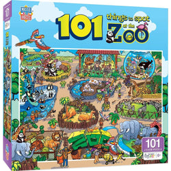 101 Things to Spot at the Zoo - 101 Piece Jigsaw Puzzle (ONLINE ORDER ONLY)