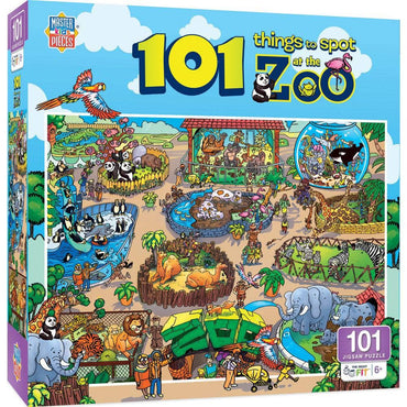 101 Things to Spot at the Zoo - 101 Piece Jigsaw Puzzle (ONLINE ORDER ONLY)