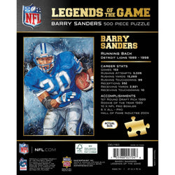 Legends of the Game - Barry Sanders 500 Piece Jigsaw Puzzle (ONLINE ORDER ONLY)
