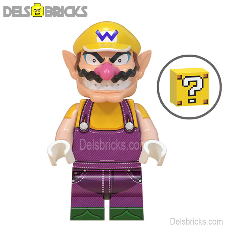 Wario from Super Mario Brothers Lego Minifigures Custom Toys (ONLINE ORDER ONLY)
