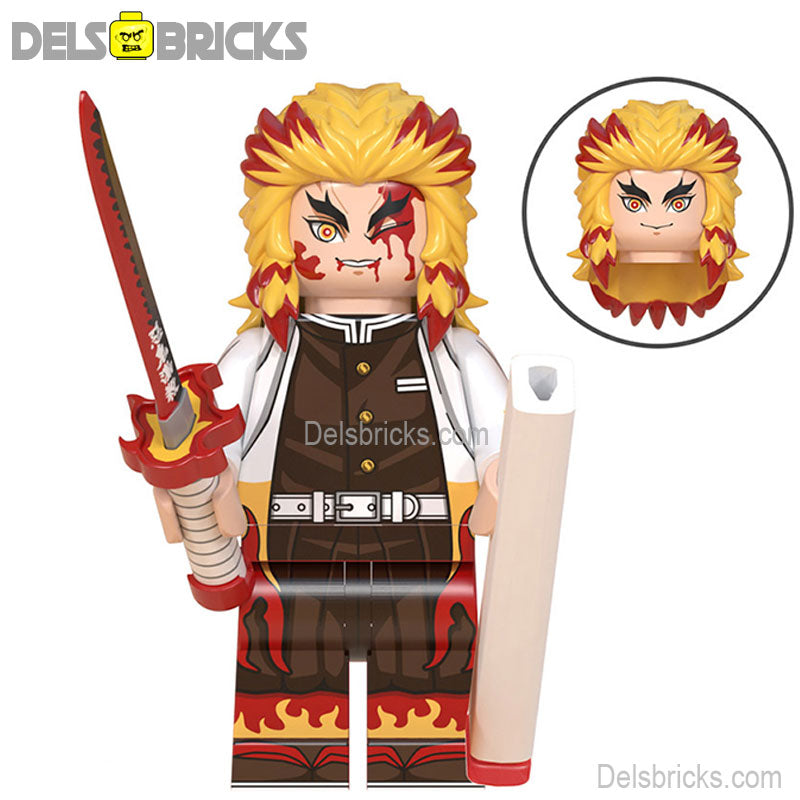 Rengoku Kyoujurou Demon Anime Slayer Custom Lego Star Wars Minifigures Toys (ONLINE ORDER ONLY)