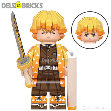 Agatsuma Zenitsu Demon Anime Slayer Custom Lego Star Wars Minifigures Toys (ONLINE ORDER ONLY)