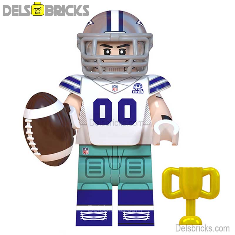 Dallas Cowboys NFL Football Teams Lego Minifigures Custom Toys (ONLINE ORDER ONLY)