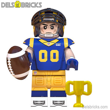 Los Angeles Rams NFL Football Teams Lego Minifigures Custom Toys (ONLINE ORDER ONLY)
