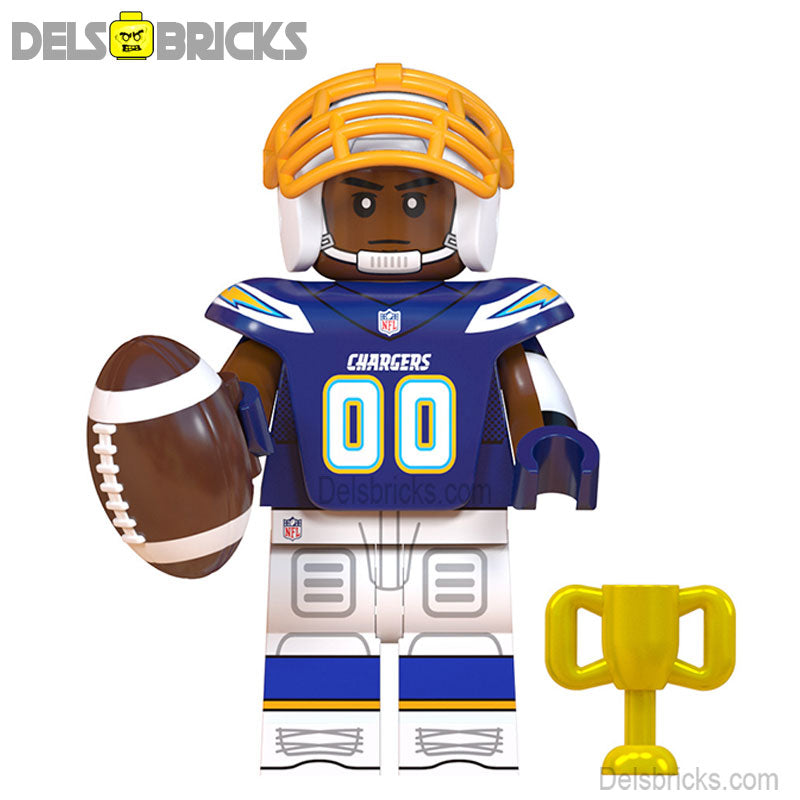 Los Angeles Chargers NFL Football Teams Lego Minifigures Custom Toys (ONLINE ORDER ONLY)
