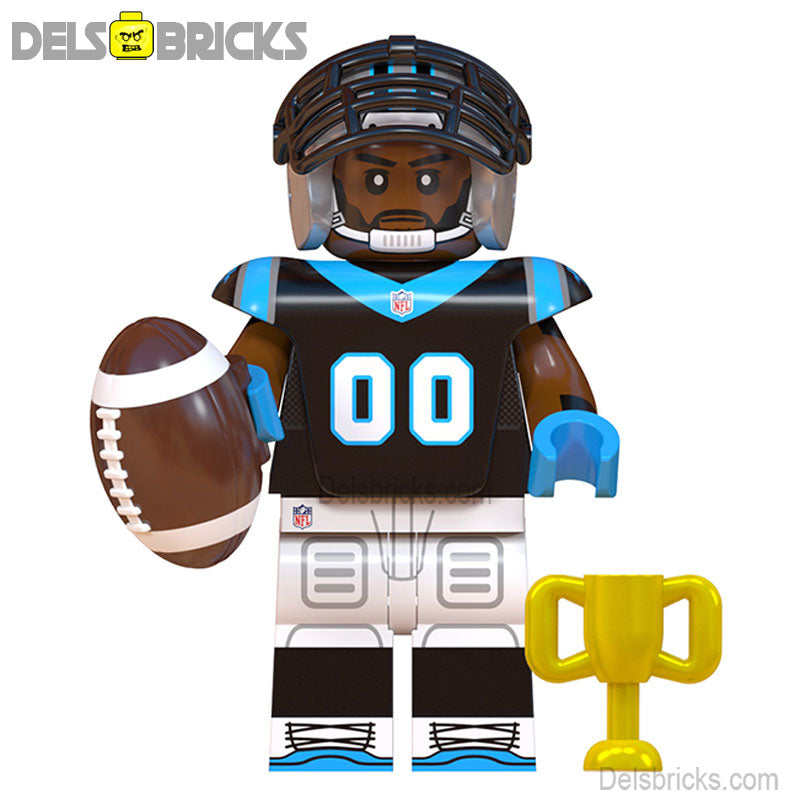 carolina Panthers NFL Football Teams Lego Minifigures Custom Toys (ONLINE ORDER ONLY)