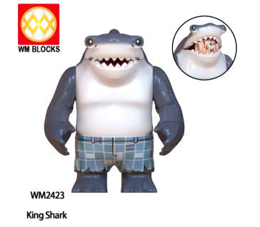 King Shark from Suicide Squad Custom Minifig (Online Only)