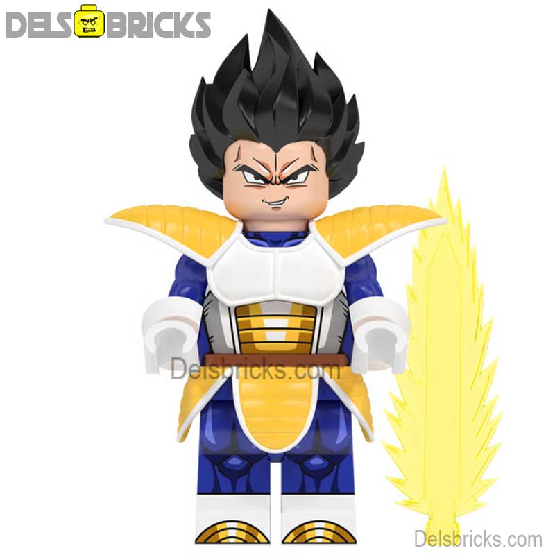 Vegeta Dragon Ball Z Super Lego Minifigures Custom Anime Toys New (ONLINE ORDER ONLY)