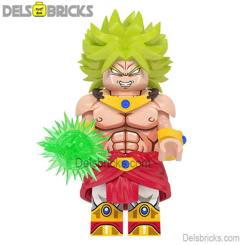 Broly Dragon Ball Z Lego Minifigures Custom Anime Toys New (ONLINE ORDER ONLY)