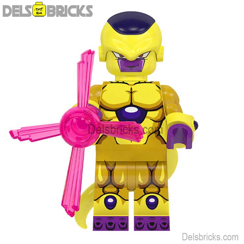 Gold Frieza Dragon Ball Z Lego Minifigures Custom Anime Toys New (ONLINE ORDER ONLY)