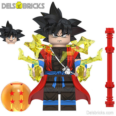 Xeno Goku Dragon Ball Z Best Lego Minifigures | Custom Anime Toy Collectibles (ONLINE ORDER ONLY)