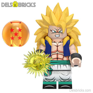 Gotenks Dragon Ball Z Super Lego Minifigures Best Custom Anime Toys (ONLINE ORDER ONLY)
