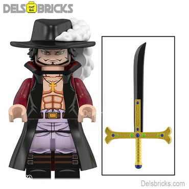 Dracule Mihawk from ONE PIECE Anime Lego Minifigures custom toys (ONLINE ORDER ONLY)