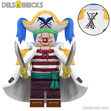 Buggy from ONE PIECE Anime Lego Minifigures custom toys (ONLINE ORDER ONLY)