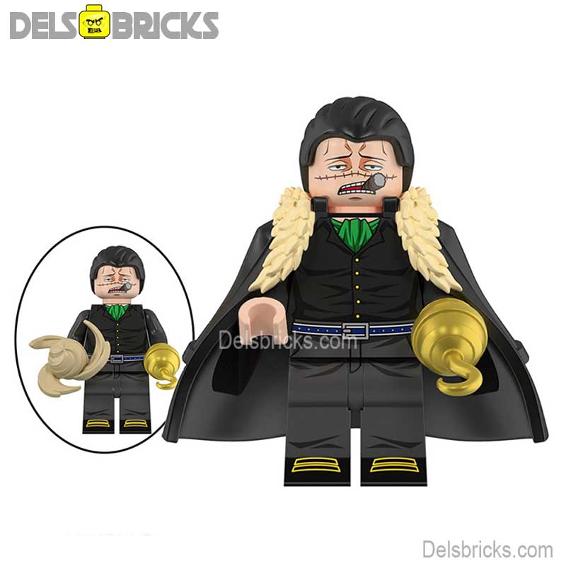 Sir Crocodile from ONE PIECE Anime Lego Minifigures custom toys (ONLINE ORDER ONLY)