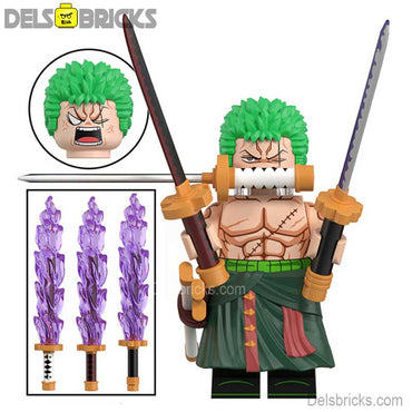 Roronoa Zoro from One Piece Lego Anime Minifigures Custom Toys NEW1 (ONLINE ORDER ONLY)