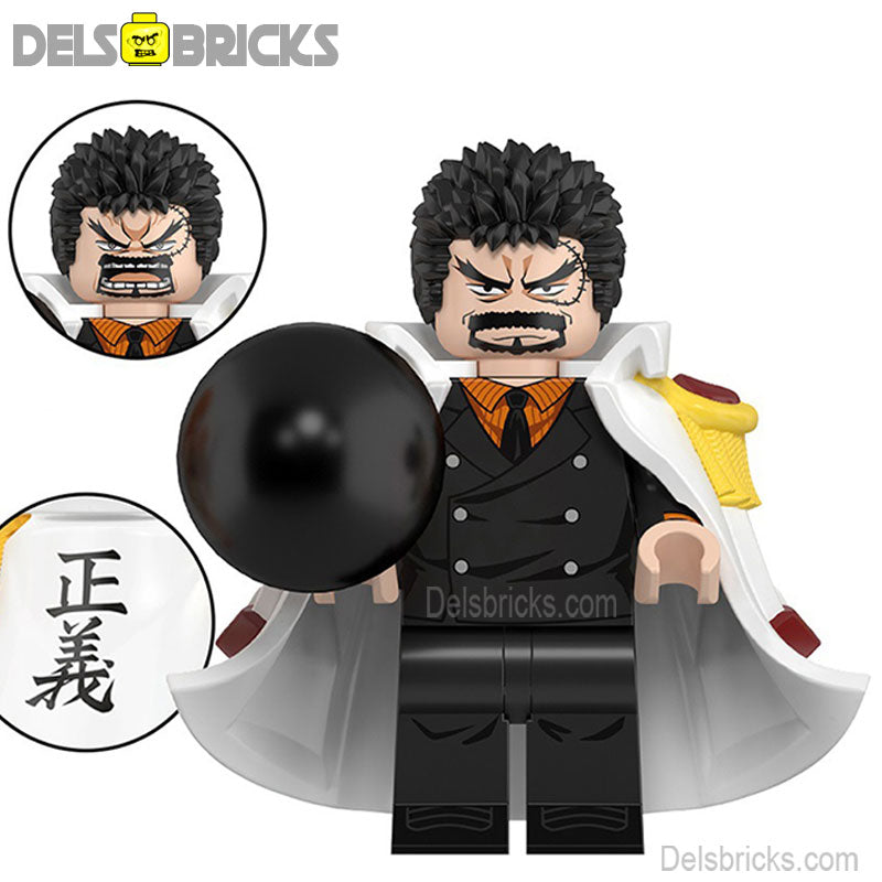 Monkey D garp from ONE PIECE Anime Lego Minifigures custom toys 3 (ONLINE ORDER ONLY)