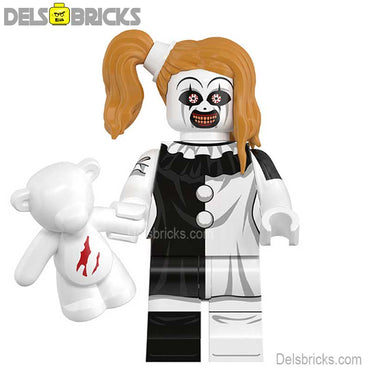 Female Art The Clown (Pale Girl) Lego Horror Movie Minifigures Custom Toys (ONLINE ORDER ONLY)