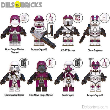 21st Nova corp Clone troopers Set of 8 Star Wars Minifigures (ONLINE ORDER ONLY)