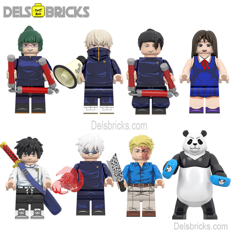 Jujutsu kaisen set of 8 Lego Anime Minifigures Custom Toys 2 (ONLINE ORDER ONLY)