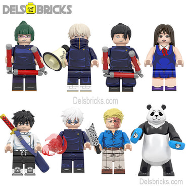 Jujutsu kaisen set of 8 Lego Anime Minifigures Custom Toys 2 (ONLINE ORDER ONLY)
