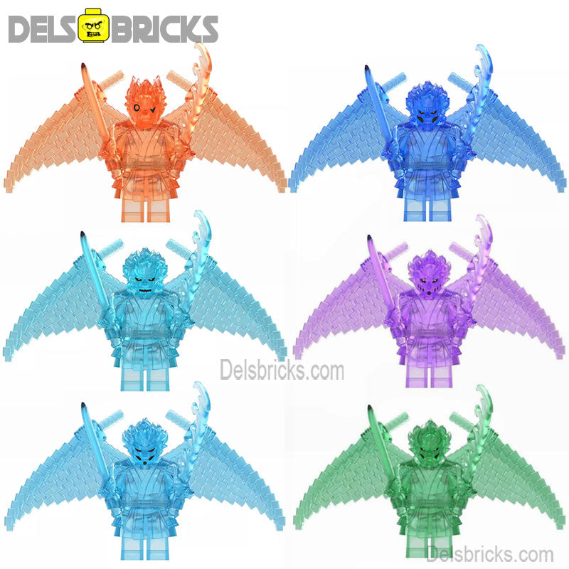 Naruto Susanoo Gods Set of 6 Lego Anime Minifigures Custom Toys (ONLINE ORDER ONLY)