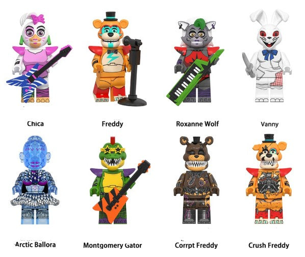 Five Nights at Freddy’s Minifigure Set of 8 (ONLINE ORDER ONLY)