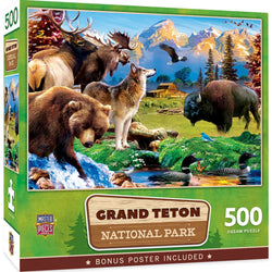 Grand Teton National Park 500 Piece Jigsaw Puzzle (ONLINE ORDER ONLY)