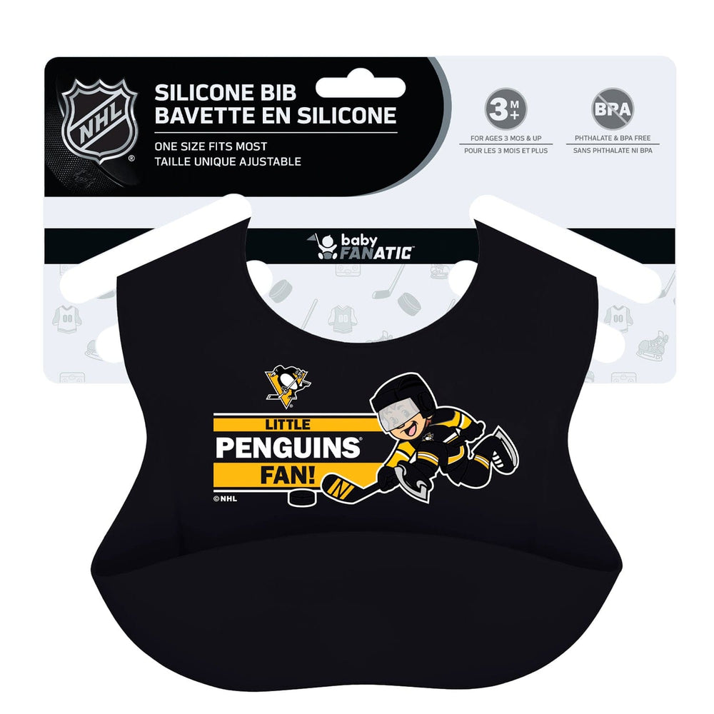 Pittsburgh Penguins - NHL Silicone Bib (ONLINE ORDER ONLY)