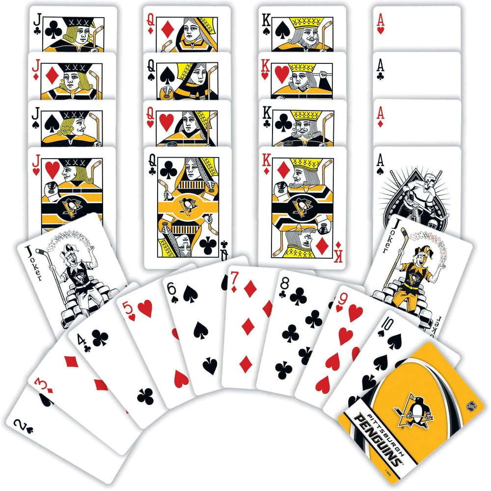 Pittsburgh Penguins Playing Cards - 54 Card Deck (ONLINE ORDER ONLY)