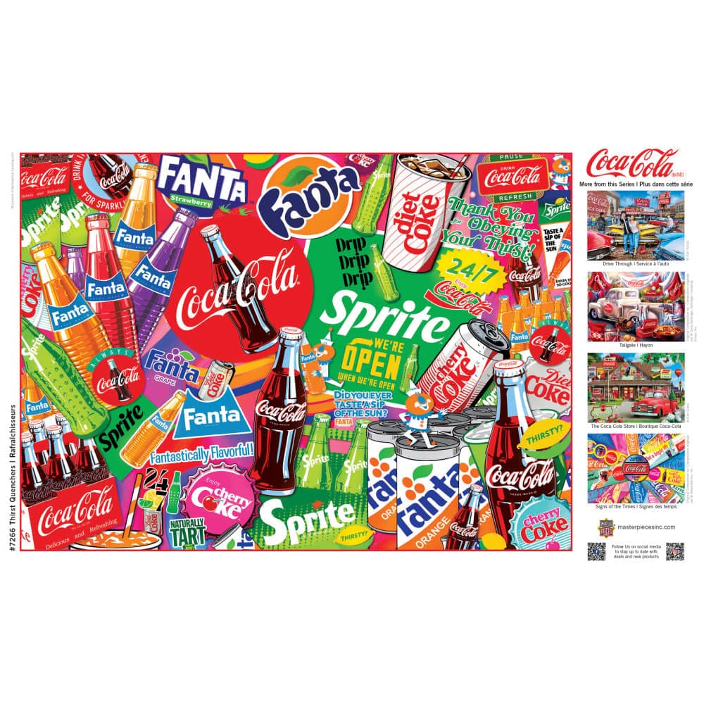 Coca-Cola - Taste the Feeling 1000 Piece Jigsaw Puzzle (ONLINE ORDER ONLY)
