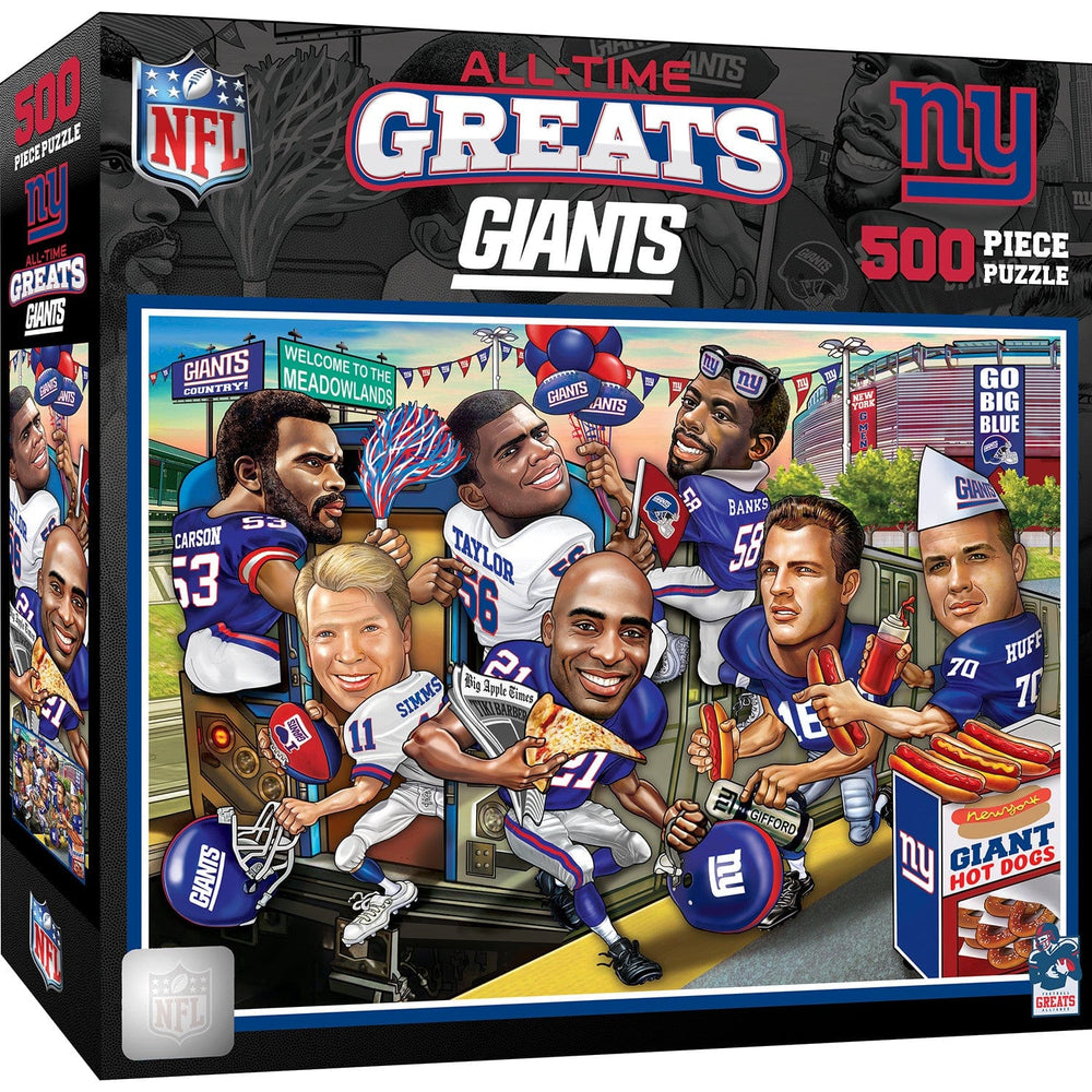 New York Giants - All Time Greats 500 Piece Jigsaw Puzzle (ONLINE ORDER ONLY)