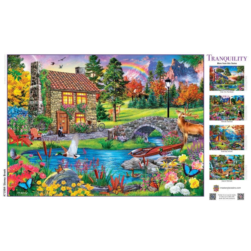 Tranquility - Stoney Brook Cottage 1000 Piece Jigsaw Puzzle (ONLINE ORDER ONLY)