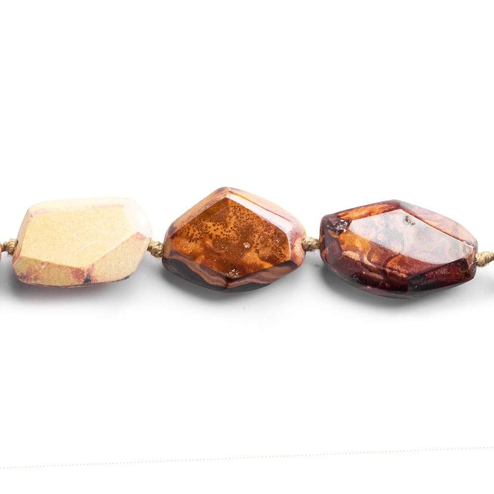 11x10-20x10mm Wonder Stone Jasper Faceted Nugget Beads 16 inch 19 pieces (ONLINE ORDER ONLY)