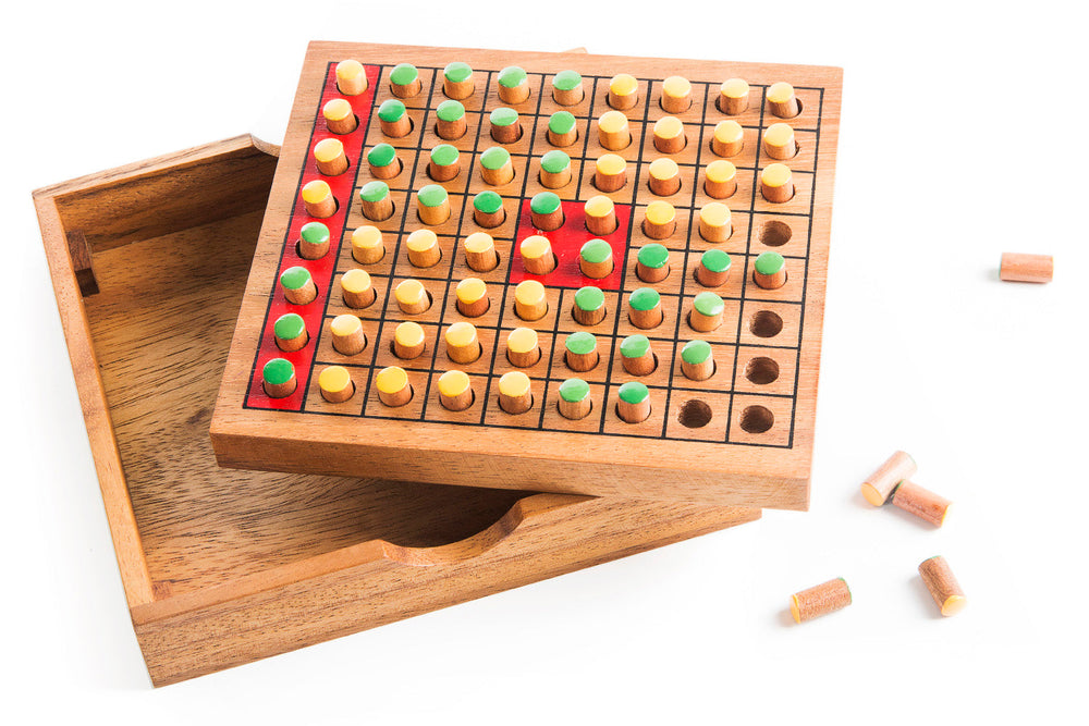 Othello Board Game: Handcrafted Wooden Set for Classic Strategy (Online Order Only)