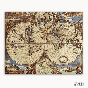 Wooden World Map (ONLINE ORDER ONLY)