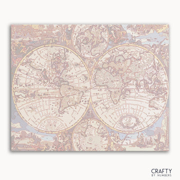Wooden World Map (ONLINE ORDER ONLY)