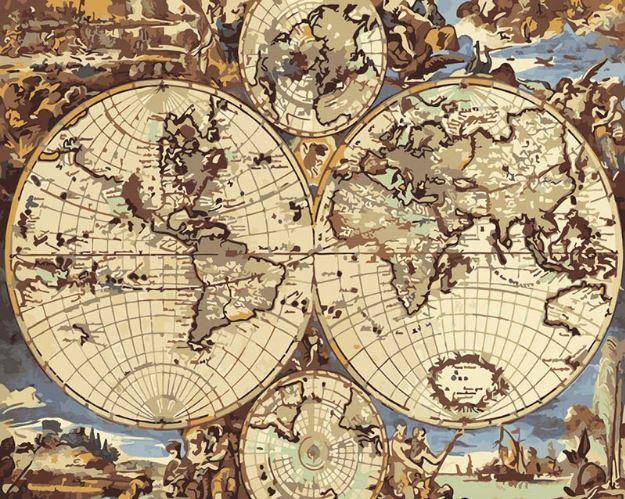 Wooden World Map (ONLINE ORDER ONLY)