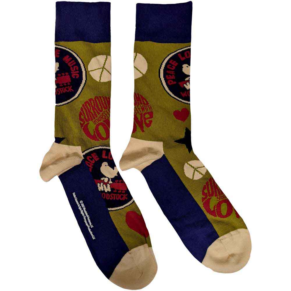 Peace - Love - Music [Socks] (ONLINE ORDER ONLY)