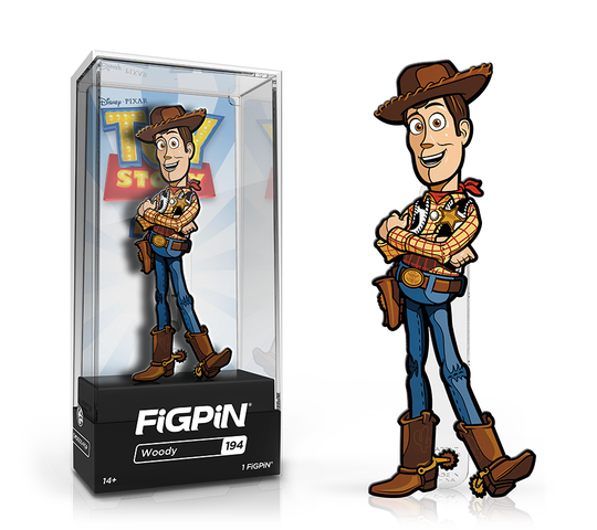 FiGPiN: Toy Story 4 - Woody #194 (ONLINE ORDER ONLY)
