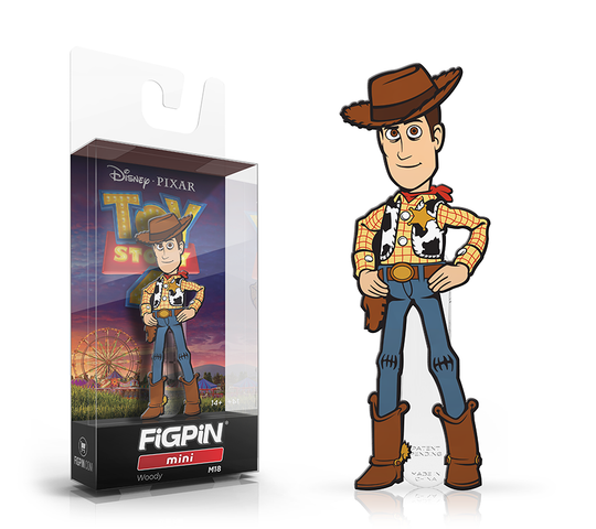 FiGPiN mini: Toy Story 4 - Woody #M18 (ONLINE ORDER ONLY)