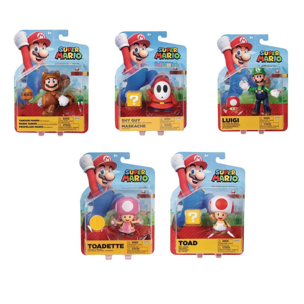 World of Nintendo Mario 4" Action Figure - Select Figure(s) (Online Order Only)