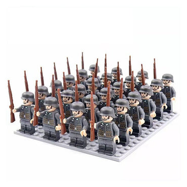 World War 2 German Soldiers set of 24 Lego Minifigures Custom Toys d-25 (ONLINE ORDER ONLY)