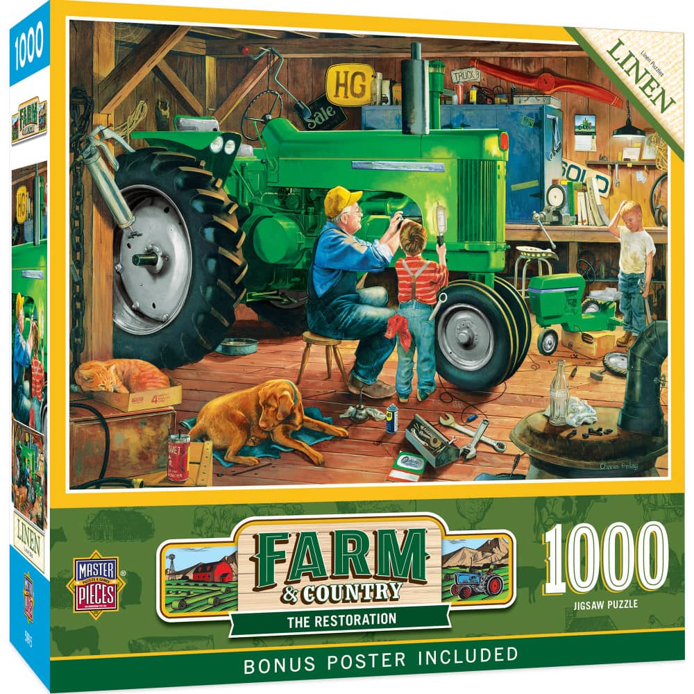 Farm & Country - The Restoration 1000 Piece Jigsaw Puzzle