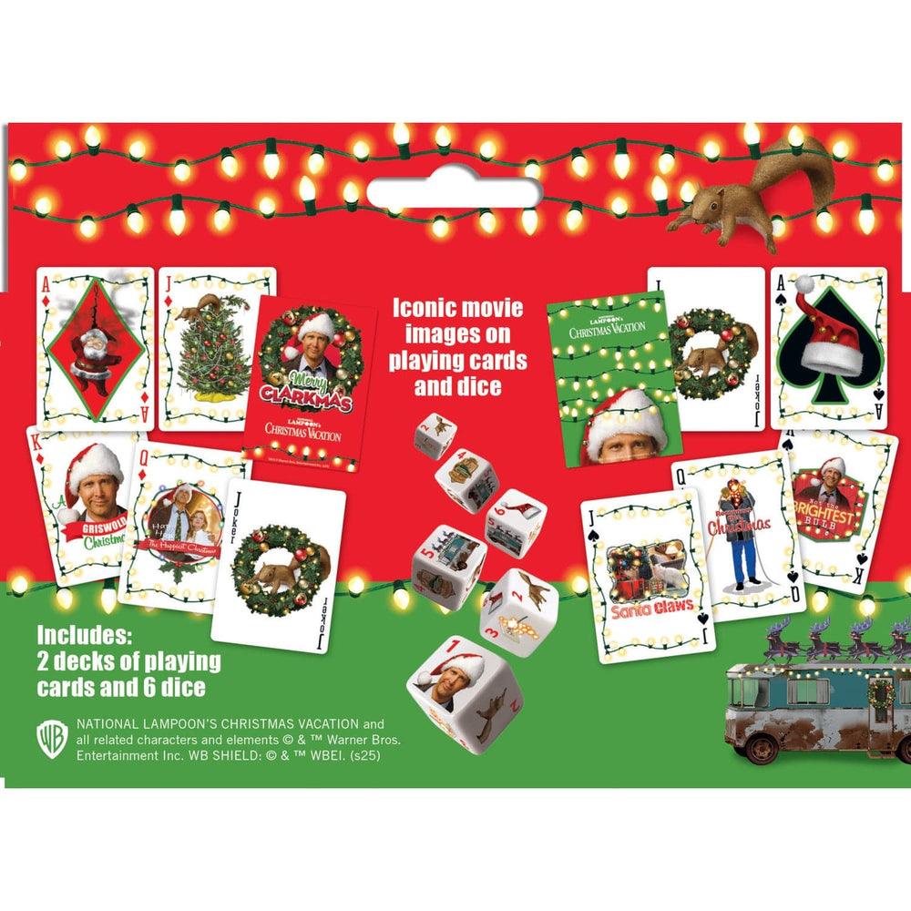 National Lampoon's Christmas Vacation 2-pack Playing Cards & Dice Set